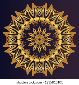 Oriental mandala. Vintage decorative elements. Vector illustration. It is super brilliant vector illustration.
