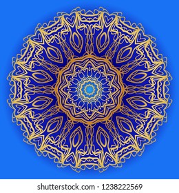 Oriental mandala. Vintage decorative elements. Vector illustration. It is super brilliant vector illustration.
