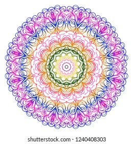 Oriental mandala. Vintage decorative elements. Vector illustration. It is super brilliant vector illustration.