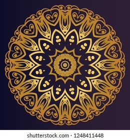 Oriental mandala. Vintage decorative elements. Vector illustration. It is super brilliant vector illustration.