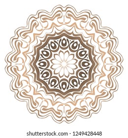 Oriental mandala. Vintage decorative elements. Vector illustration. It is super brilliant vector illustration.