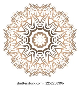 Oriental mandala. Vintage decorative elements. Vector illustration. It is super brilliant vector illustration.