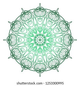 Oriental mandala. Vintage decorative elements. Vector illustration. It is super brilliant vector illustration.