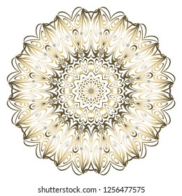Oriental mandala. Vintage decorative elements. Vector illustration. It is super brilliant vector illustration.