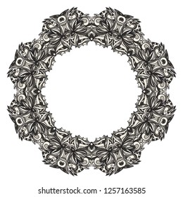 Oriental mandala. Vintage decorative elements. Vector illustration. It is super brilliant vector illustration.