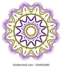 Oriental mandala. Vintage decorative elements. Vector illustration. It is super brilliant vector illustration.