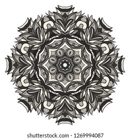Oriental mandala. Vintage decorative elements. Vector illustration. It is super brilliant vector illustration.