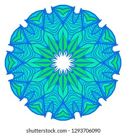 Oriental mandala. Vintage decorative elements. Vector illustration. It is super brilliant vector illustration.