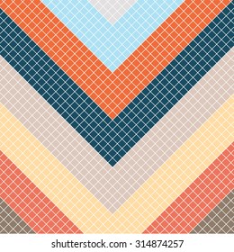 Oriental  mosaic pattern Background