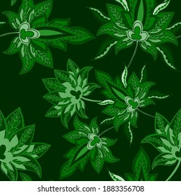 Motivos orientales. Patrón sin foco con hermosas flores étnicas y paisley. Decoración floral. Patrón tradicional de paisajes. Textil de diseño textil.Patrón inmaterial tribal étnico.	