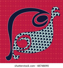 Oriental napkin design