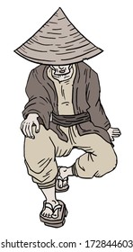 Oriental old man