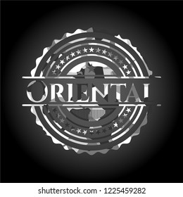 Oriental on grey camo pattern