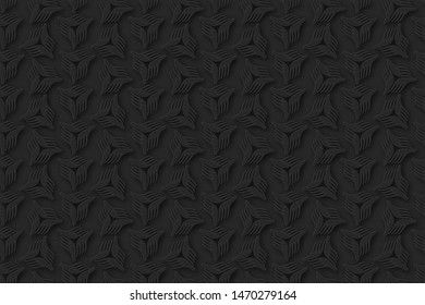 Oriental ornament background. Texture traditional motif. Geometric shape pattern seamless.