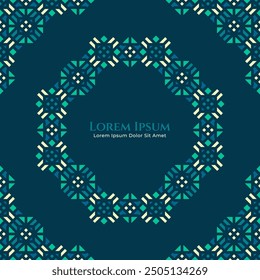 Oriental Ornament Design for Islamic Theme