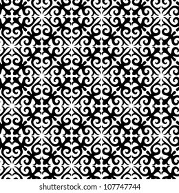 Oriental ornament, seamless pattern