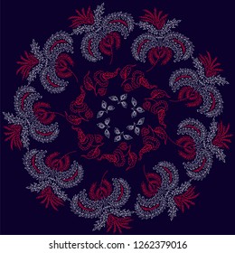 Oriental ornament vector