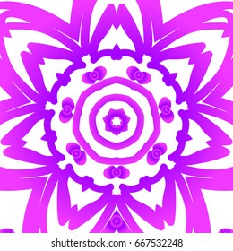 oriental ornament. vector illustration. purple color.