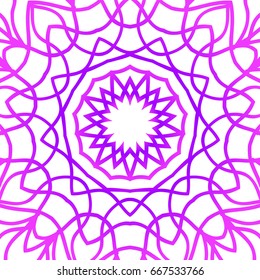 oriental ornament. vector illustration. purple color.