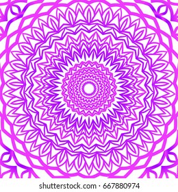 oriental ornament. vector illustration. purple color.
