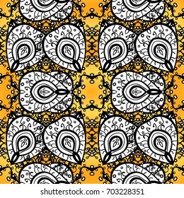 Oriental pattern. Colored Mandalas on a colorful background. Vintage vector decorative elements. Islam, Arabic, Indian, turkish, pakistan, chinese, ottoman motifs.