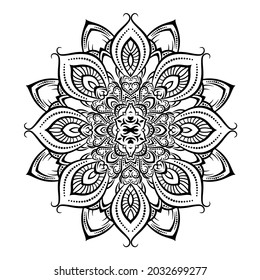 oriental pattern design indian mandal