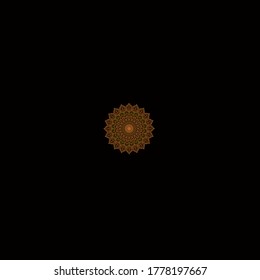 Oriental pattern. Mandala art illutration. Vintage decoration element