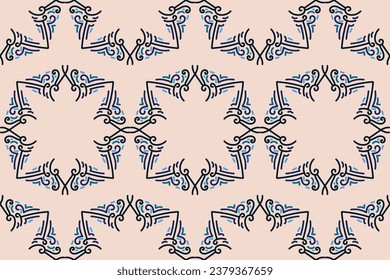 oriental pattern. soft color background with Arabic ornaments. Pattern, background and wallpaper for your design. Textile ornament. Vector illustration.