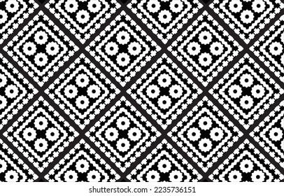 oriental pattern traditional background.black and white tone.Aztec style,abstract,vector,illustration.design for texture,fabric,clothing,wrapping.
