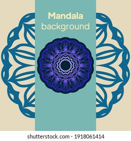 Oriental pattern, vector illustration. Business card or invitation. Vintage decorative elements.