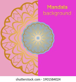 Oriental pattern, vector illustration. Floral round mandala. Arabic, Indian, moroccan,spain, turkish, pakistan, chinese, mystic, ottoman motifs.