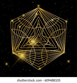 Oriental pattern, vector illustration. Islam, Arabic Indian turkish motifs