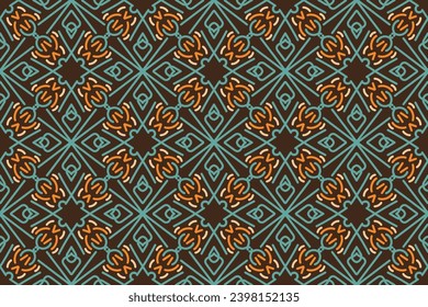 orientalisches Muster. Vintage-Hintergrund mit arabischen Ornamenten. Muster, Hintergründe und Hintergrundbilder für Ihr Design. Textilverzierungen. Vektorgrafik.