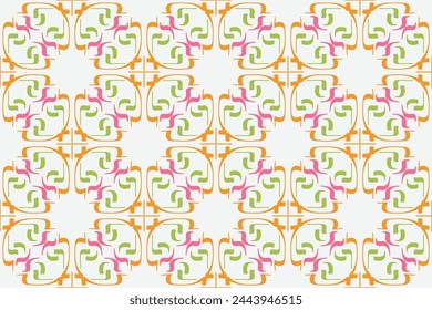 patrón oriental. fondo vintage con adornos árabes. Patrón, fondo y fondo de pantalla para su diseño. Adorno textil. Ilustración vectorial.