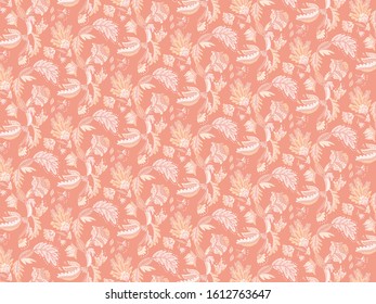 Oriental pattern wallpaper / Hand drawn