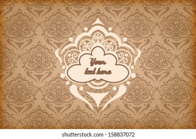 Oriental retro pattern