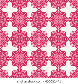 Oriental seamless geometric pattern. Wallpaper ornamental texture. 