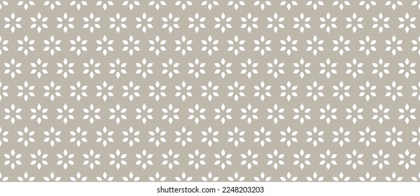 Oriental seamless pattern with flower petals geometric shape vector illustration