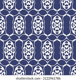 Oriental seamless pattern in mosaic ethnic style.Vintage Background Traditional Ottoman motifs.Vector illustration