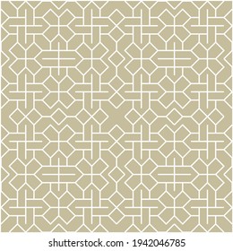 ORIENTAL SEAMLESS PATTERS ARABESQUE PRINT