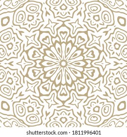 Oriental Seamless Vector Pattern - Repeating ornament for textile, wraping paper, fashion etc.