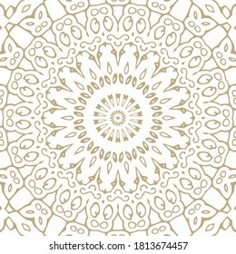 Oriental Seamless Vector Pattern - Repeating ornament for textile, wraping paper, fashion etc.