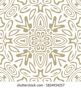 Oriental Seamless Vector Pattern - Repeating ornament for textile, wraping paper, fashion etc.