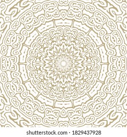 Oriental Seamless Vector Pattern - Repeating ornament for textile, wraping paper, fashion etc.