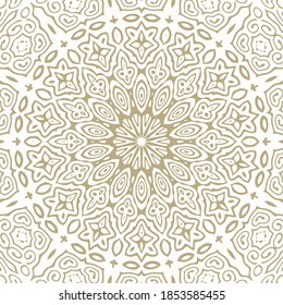 Oriental Seamless Vector Pattern - Repeating ornament for textile, wraping paper, fashion etc.