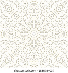 Oriental Seamless Vector Pattern - Repeating ornament for textile, wraping paper, fashion etc.