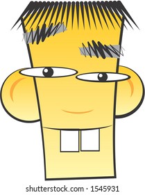 oriental stupid face