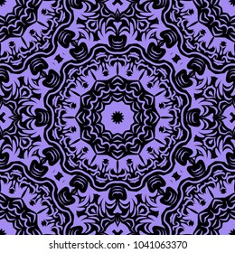 Oriental style in decorative pattern. Color in book page. Mandala. It is Vector illustrations.