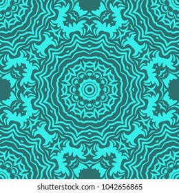 Oriental style in decorative pattern. Color in book page. Mandala. It is Vector illustrations.