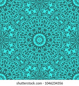 Oriental style in decorative pattern. Color in book page. Mandala. It is Vector illustrations.